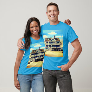 Strandhus på Sand T Shirt