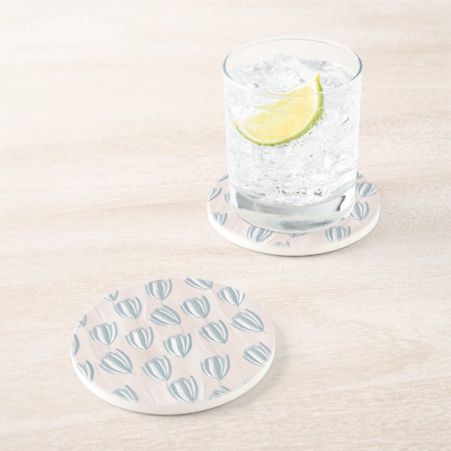 Strandiga tulpaner blommig underlägg (Sidan)