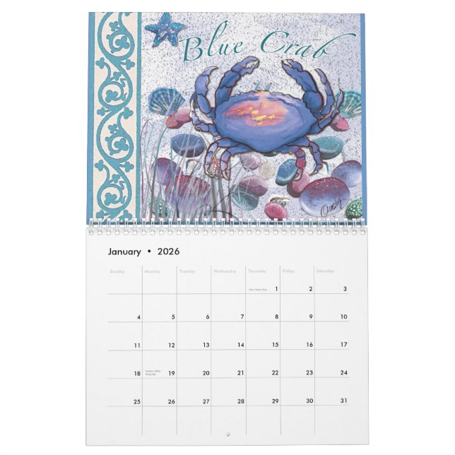 Strandkalender Kalender (Jan 2026)