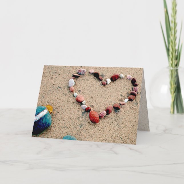 Strandkärlek Kort (Framsida)