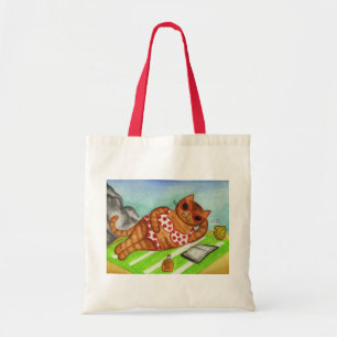 Strandkatt Totebag Tygkasse