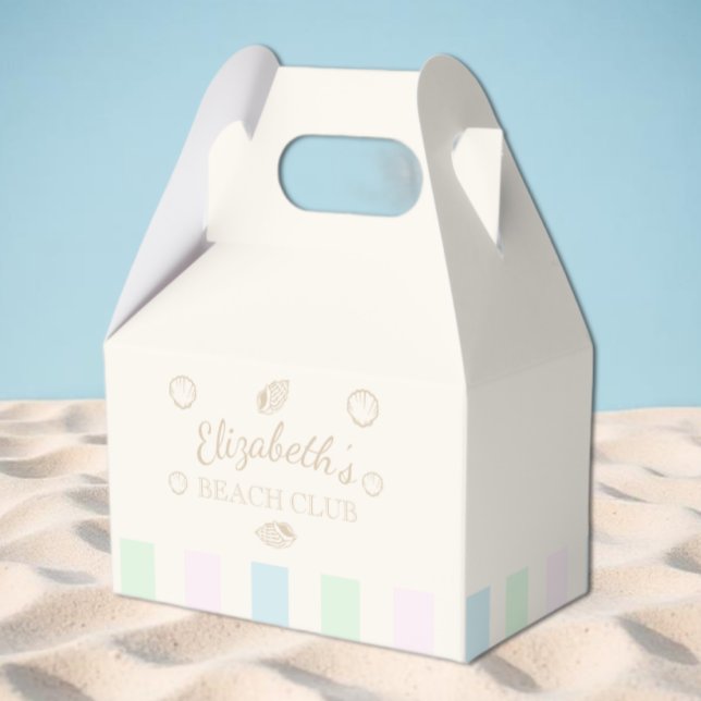 Strandklubbfödelsedag Presentaskar (Skapare uppladdad)
