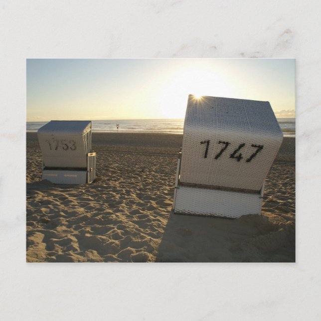 Strandkorb Vykort (Framsida)