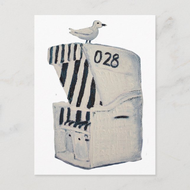 Strandkorb Vykort (Framsida)