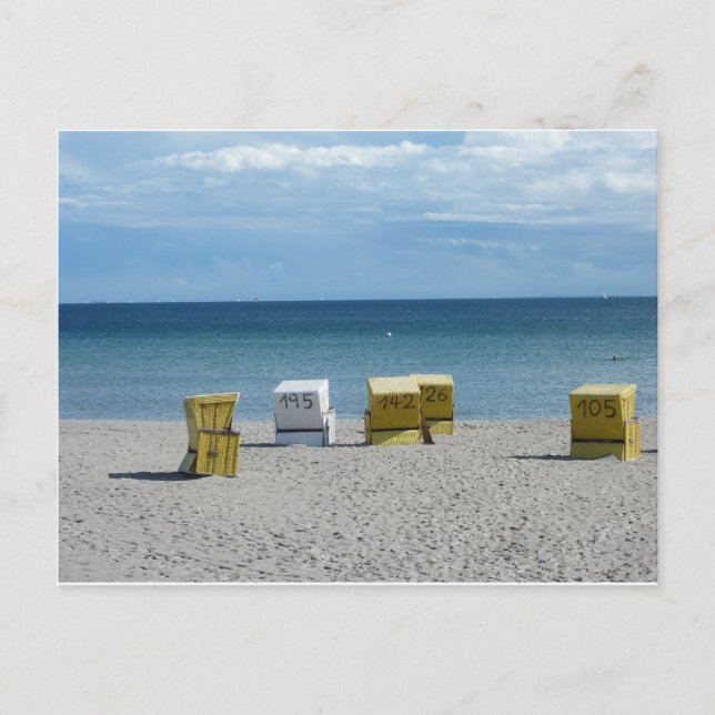Strandkorb Vykort (Framsida)