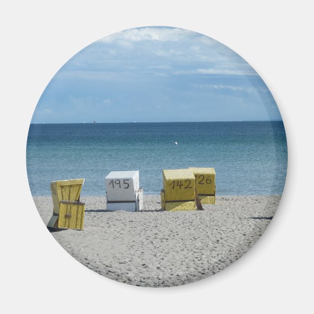 Strandkörbe Magnet (Framsidan)