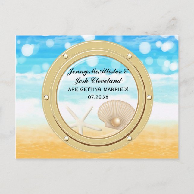 Strandkryssningsfartyg Hamnengagemang Spara datume Vykort (Framsida)