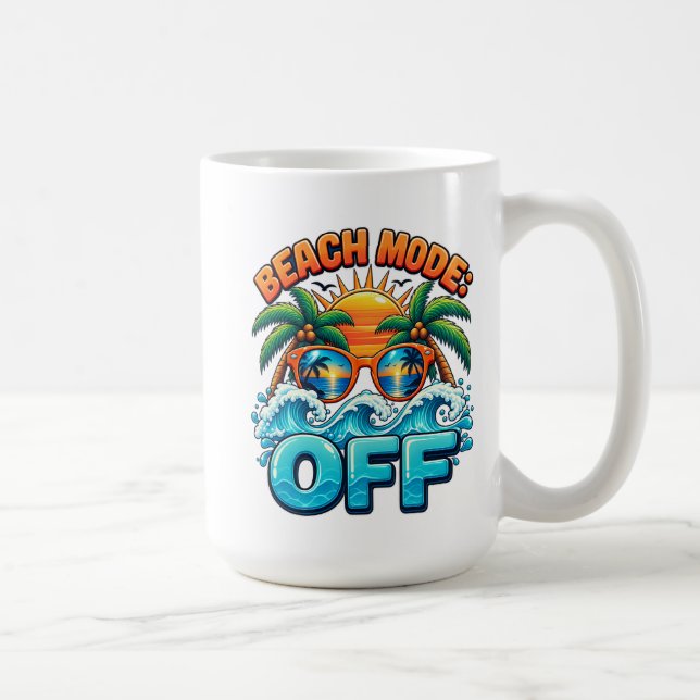Strandläge: Av — Jagar en sista solnedgång Kaffemugg (Höger)
