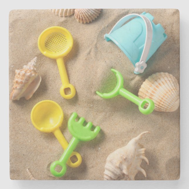 Strandleksaker Stenunderlägg (Framsidan)