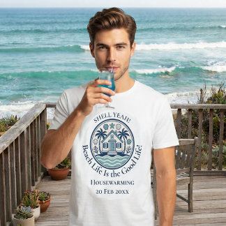Strandliv Gott Liv | Nyinflyttnings Trubadurvibbar T Shirt