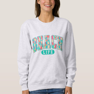 Strandliv Kustvibbar Oceanälskare Avslappnad T Shirt