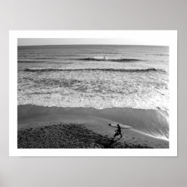 Strandliv - Sagami Bay, Japan Poster