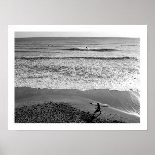 Strandliv - Sagami Bay, Japan Poster
