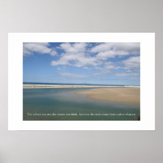 Strandlycka - med varsamt påminnelse poster