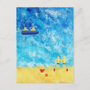 Strandmålningen Vykort