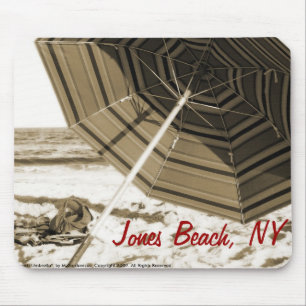 "Strandparaply" Jones strand, NY Mousepad Musmatta