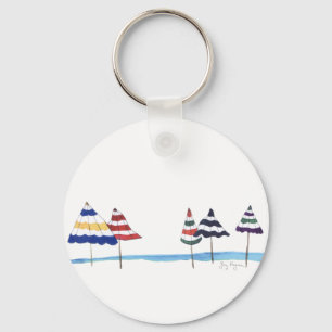 Strandparaplyer Keychain Nyckelring
