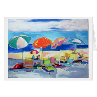 strandparty hälsningskort