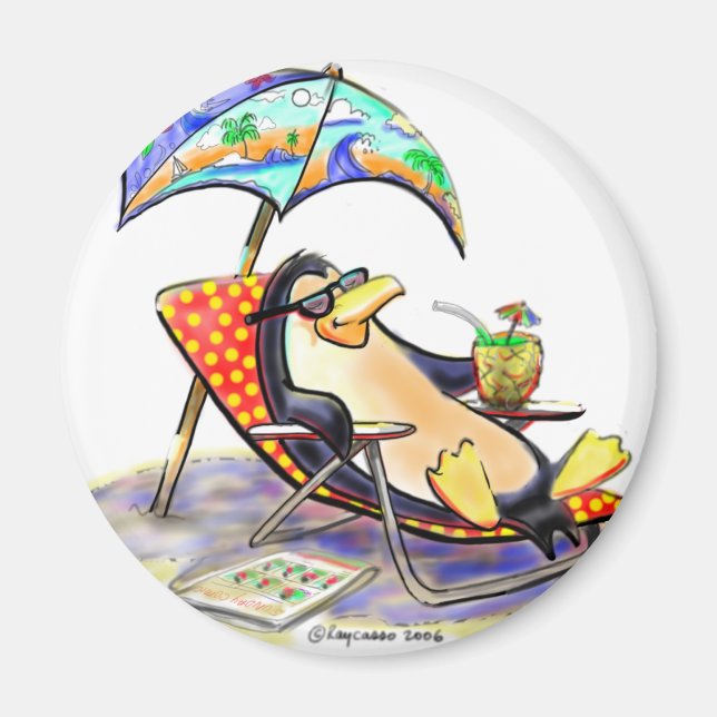 strandpenguin magnet (Framsidan)