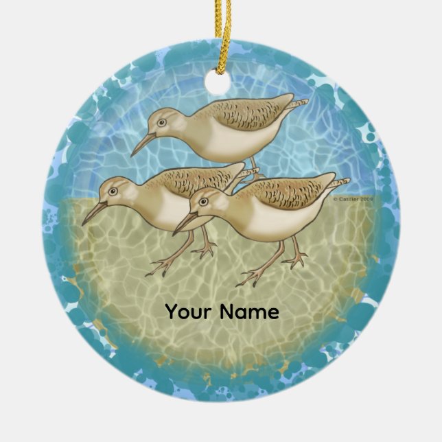 Strandpipare Ornament (Framsidan)