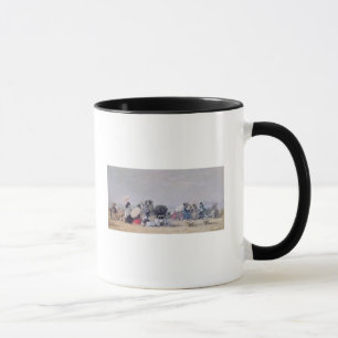 Strandplats, Trouville, 1873 Mugg