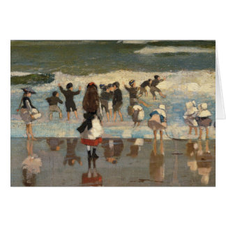 Strandplats - Winslow Homer Hälsningskort