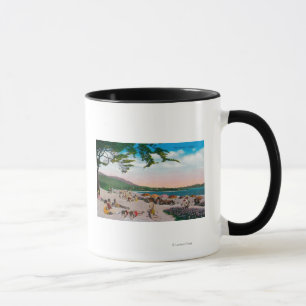 Strandplatsen på Carmel, Kalifornien Mugg