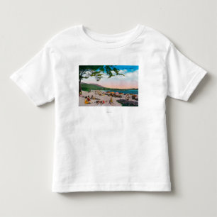 Strandplatsen på Carmel, Kalifornien T-shirt