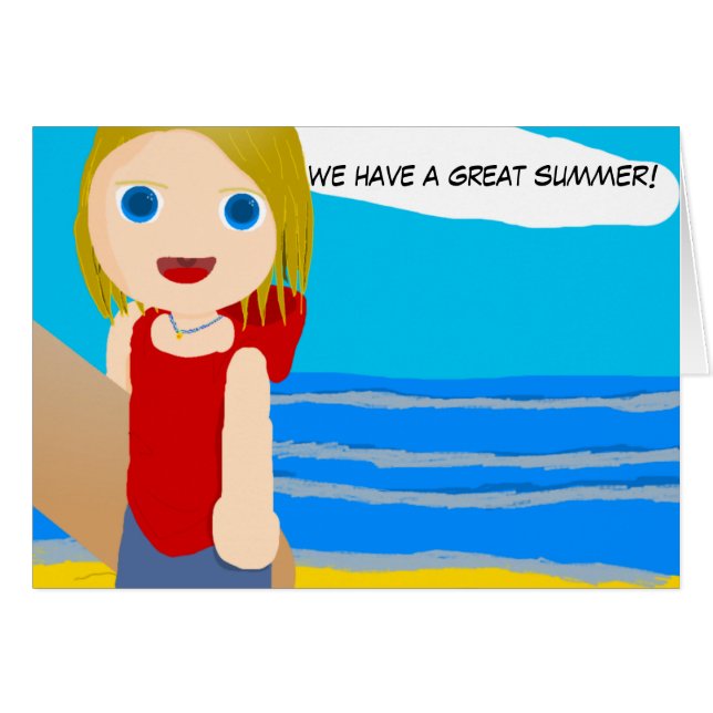 strandpojke OBS kort (Framsidan Horizontal)