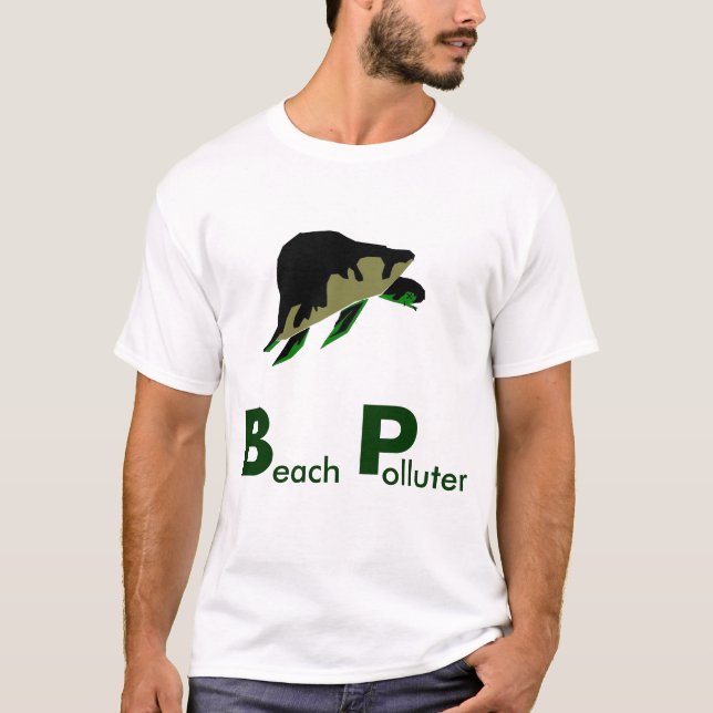 StrandPolluters - vi behöver att bojkotta BP T-shirt (Framsida)