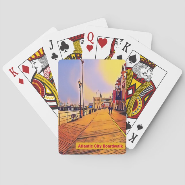 Strandpromenad Popkonst Casinokort (Baksidan)
