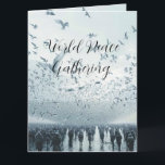 Strandpublik fredsdubbe foto kort<br><div class="desc">Strandpublik fredsdubbe foto</div>