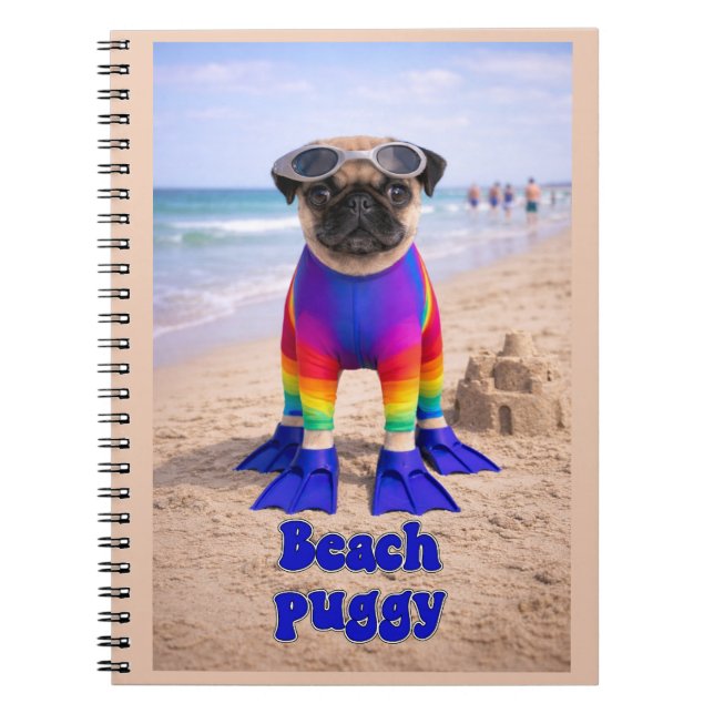 Strandpuggy Anteckningsbok (Framsidan)