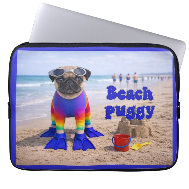 Strandpuggy Laptop Fodral (Framsidan)
