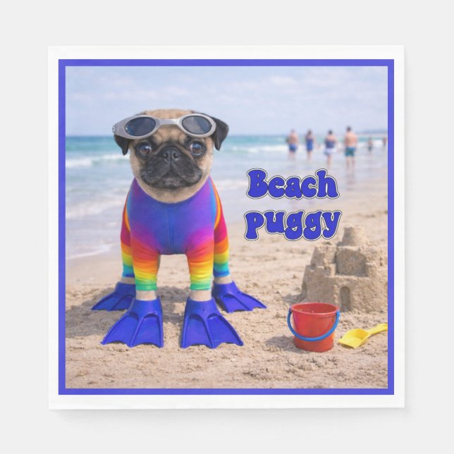 Strandpuggy Pappersservett (Framsidan)