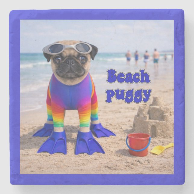 Strandpuggy Stenunderlägg (Framsidan)
