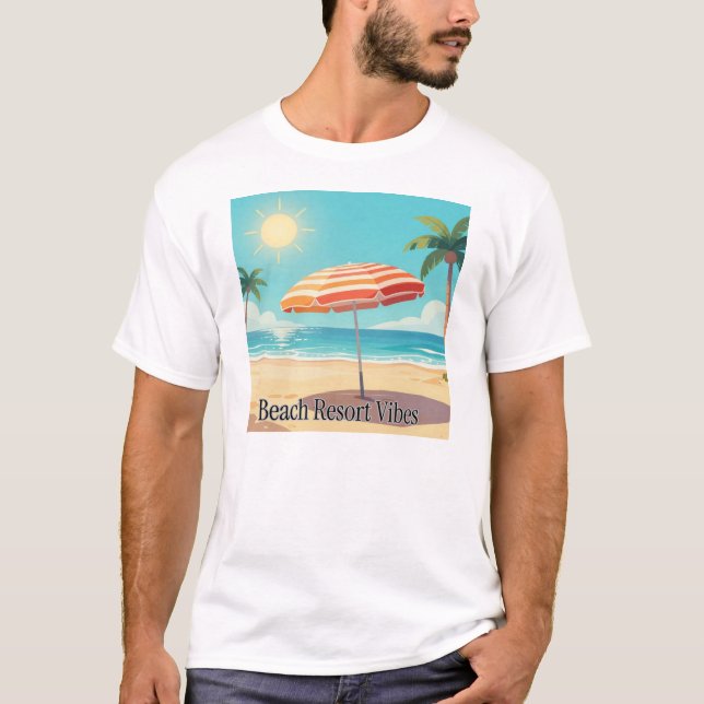 Strandresortsvibbar T Shirt (Framsida)
