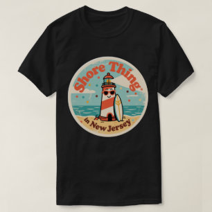 Strandsak_ New Jersey fyrkonst T Shirt