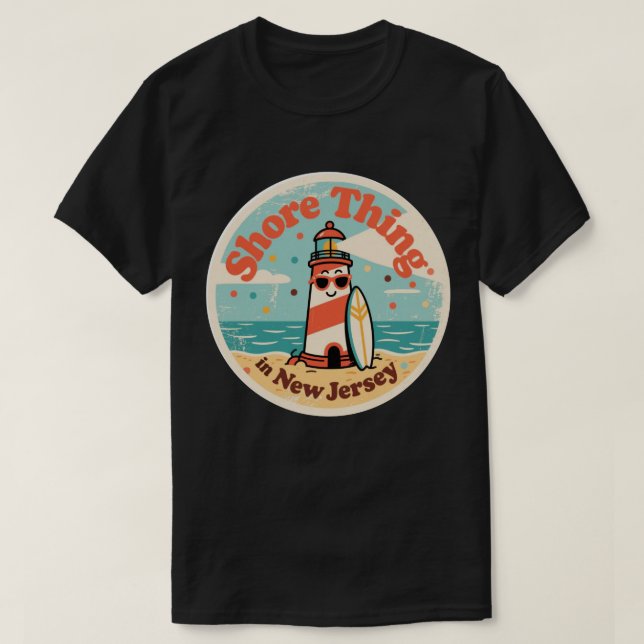 Strandsak_ New Jersey fyrkonst T Shirt (Design framsida)