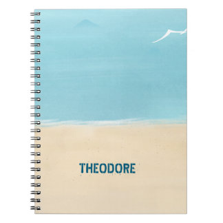Strandsand Aqua  Anteckningsbok