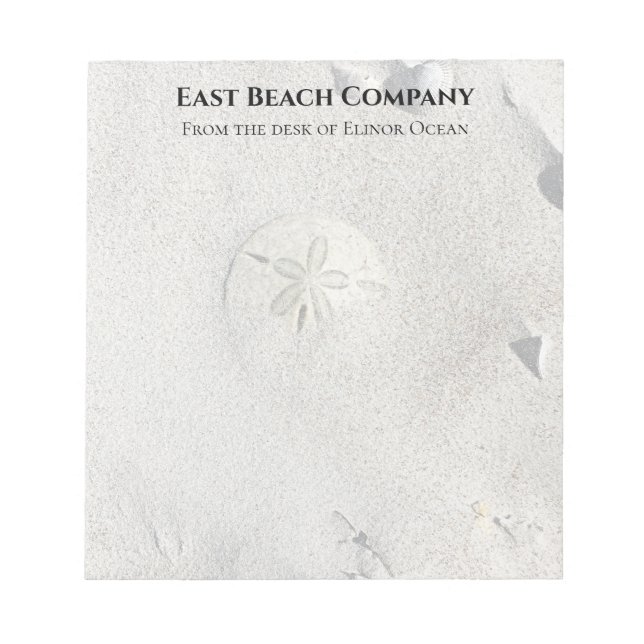 Strandsanddollar Bakgrund Tomt block (Framsida)