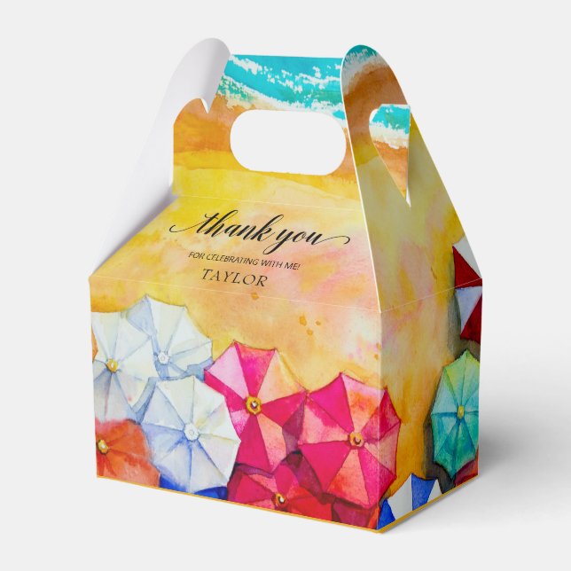 Strandsandvågor tack presentaskar (Framsidan Sidan)