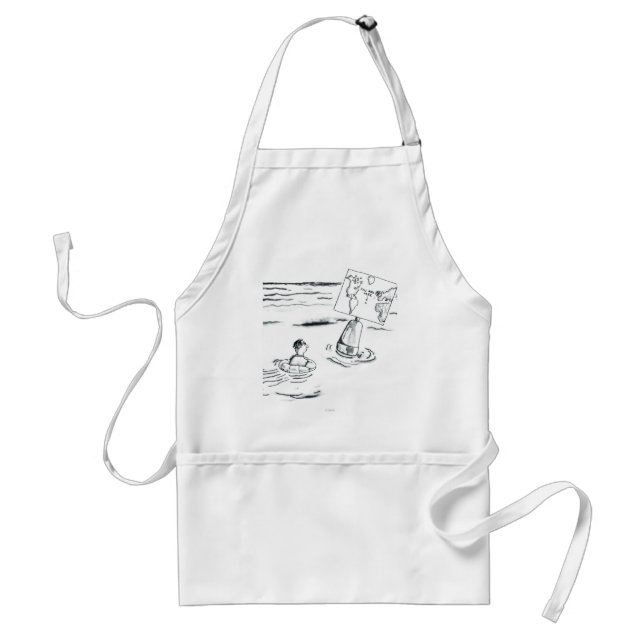 Strandsatt Förkläde (Framsidan)