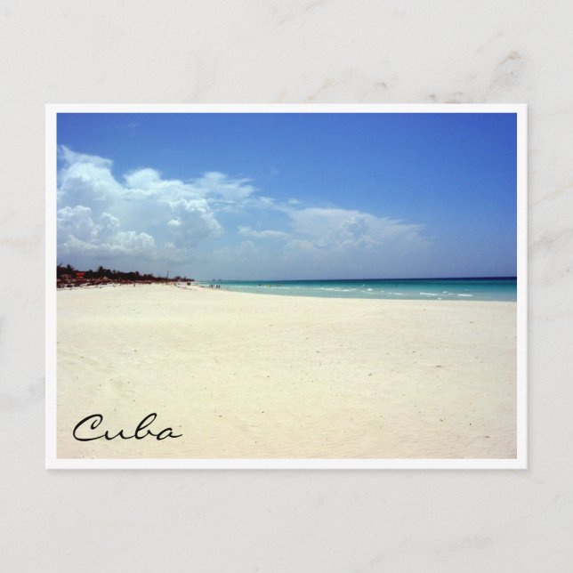 strandscen varadero vykort (Framsida)