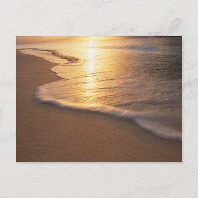 strandscen vykort (Framsida)