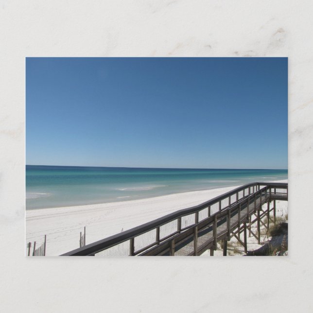 strandscen vykort (Framsida)