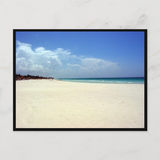 strandscen vykort (Framsida)