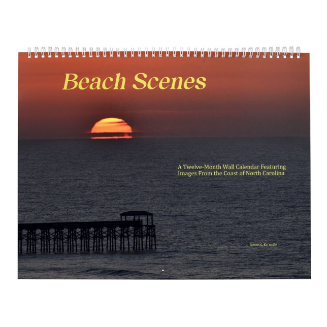 Strandscener från North Carolina Kalender    (Omslag)