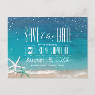 Strandsjöstarna Bröllop Save the Date Meddelande Vykort