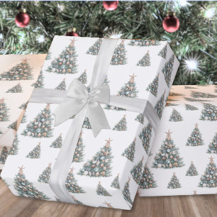 Strandskal Julgransmönster Presentpapper